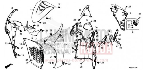 FRONT COVER SH300AK de 2019